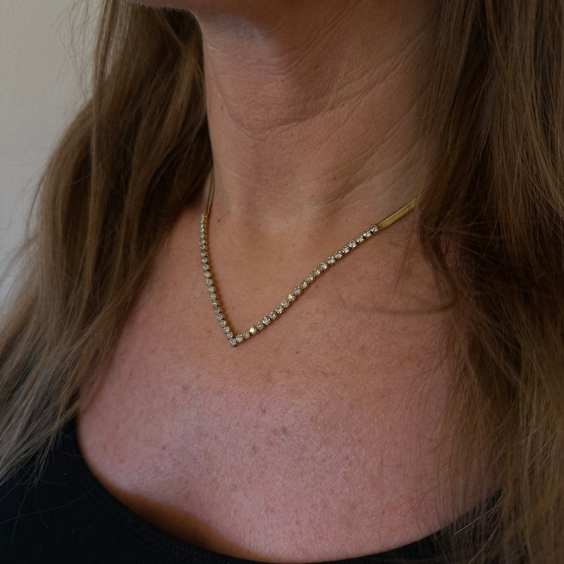 TENNIS SNAKE 3MM HALSBAND