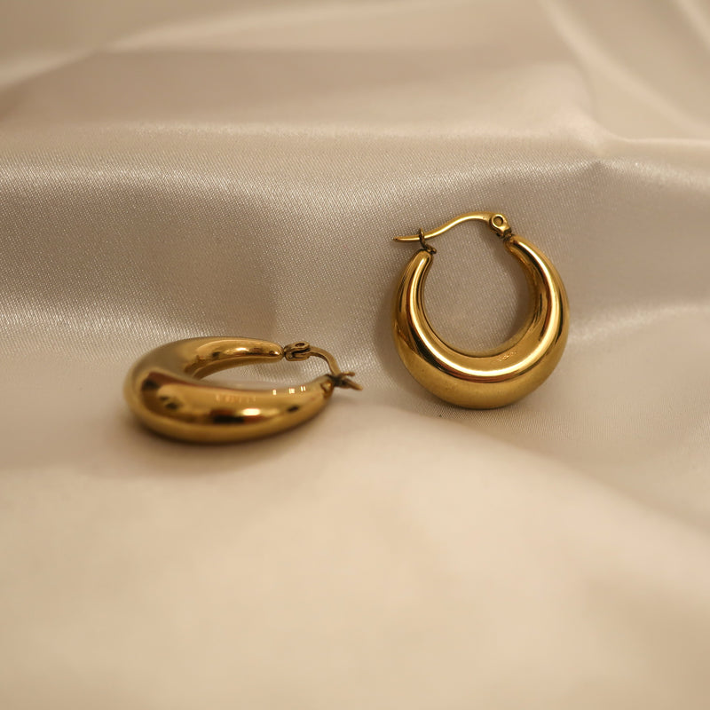 CHUNKY HOOPS ÖRHÄNGE