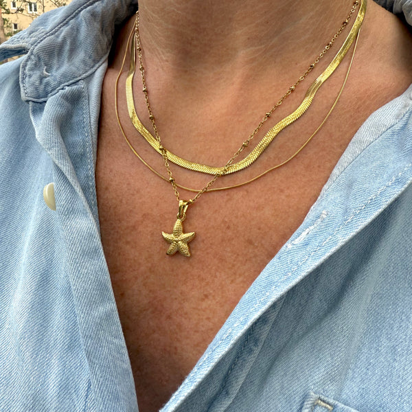 STARFISH PEDANT HALSBAND