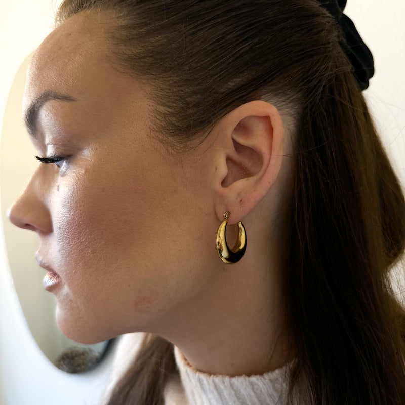 CHUNKY HOOPS ÖRHÄNGE