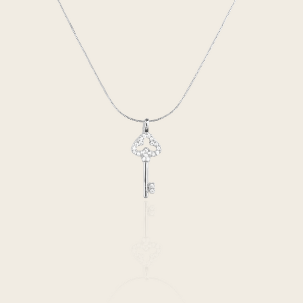 CRYSTAL KEY HALSBAND