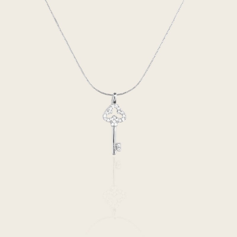 CRYSTAL KEY HALSBAND