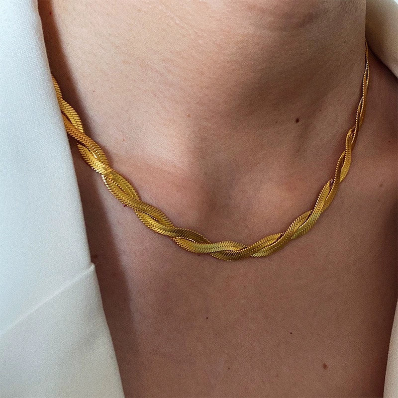 TWISTED SNAKE HALSBAND