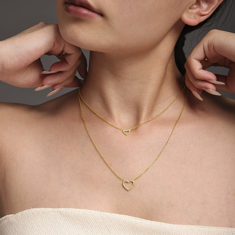DOUBLE HEART HALSBAND