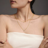 DOUBLE HEART HALSBAND