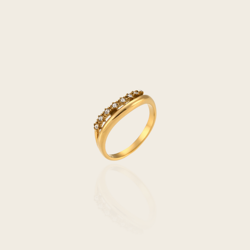 TWINKLE ROW RING